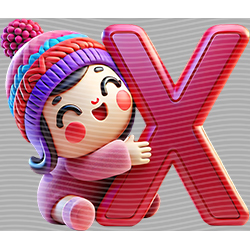 Cartoon letters-CL 597